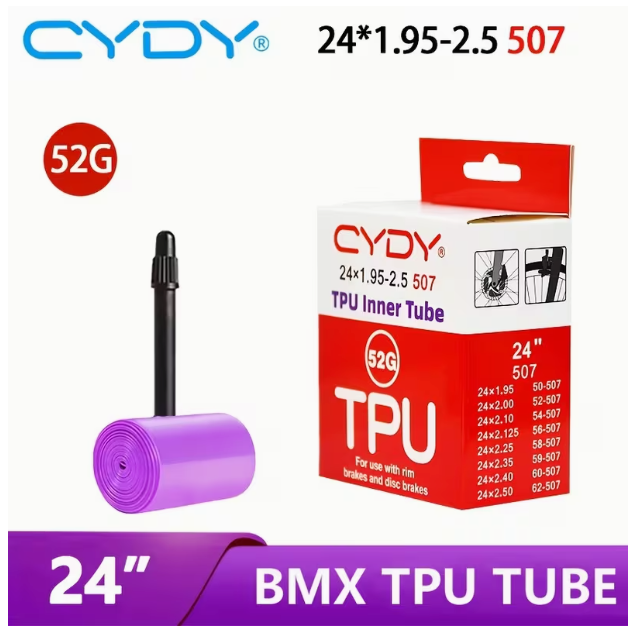CYDY TPU Tube 507mm Presta Valve
